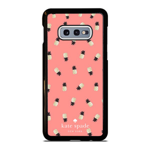 KATE SPADE NEW YORK LOGO PINK PINEAPPLES ICON Samsung Galaxy S10e Case Cover