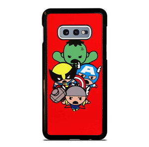 KAWAII CAPTAIN AMERICA HULK THOR WOLVERINE Marvel Avengers Samsung Galaxy S10e Case Cover