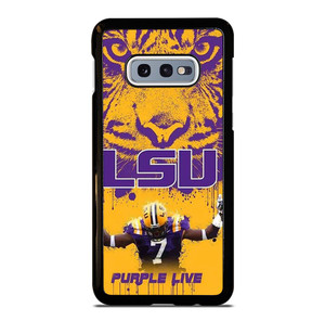 LSU TIGERS LOUISIANA STATE UNIVERSITY PURPLE LIVE Samsung Galaxy S10e Case Cover