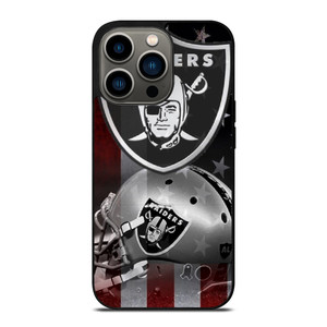 LAS VEGAS RAIDERS HELMET USA FLAG iPhone 13 Pro Case Cover
