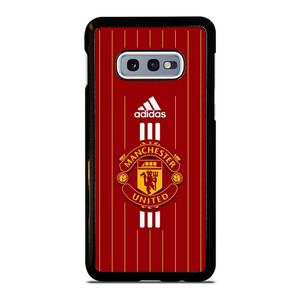 MANCHESTER UNITED FC LOGO FOOTBALL ADIDAS STRIPES Samsung Galaxy S10e Case Cover