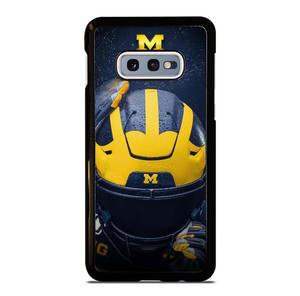 MICHIGAN WOLVERINES LOGO FOOTBALL HELMET Samsung Galaxy S10e Case Cover
