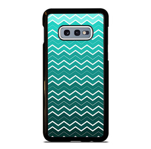 OMBRE TEAL CHEVRON Samsung Galaxy S10e Case Cover