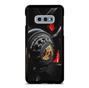 PORSCHE LOGO CAR ON RIM Samsung Galaxy S10e Case Cover