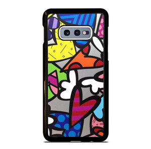 ROMERO BRITTO ABSTRACT LOVE Samsung Galaxy S10e Case Cover