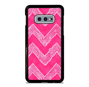 WHITE FLORAL PAISLEY CHEVRON PATTERN Samsung Galaxy S10e Case Cover