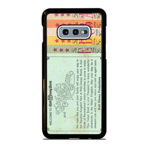 WORLD DISNEY TICKET BOOK Samsung Galaxy S10e Case Cover