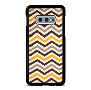 YELLOW BROWN CHEVRON PATTERN Samsung Galaxy S10e Case Cover