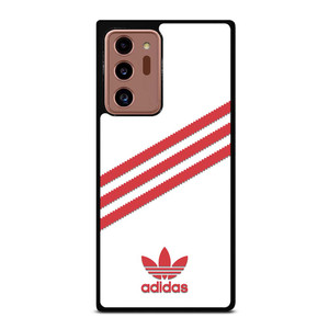 ADIDAS ORIGINALS STRIPES WHITE RED Samsung Galaxy Note 20 Ultra Case Cover
