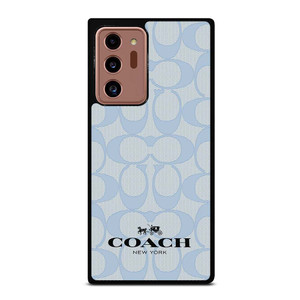 COACH NEW YORK BLUE LOGO PATTERN Samsung Galaxy Note 20 Ultra Case Cover