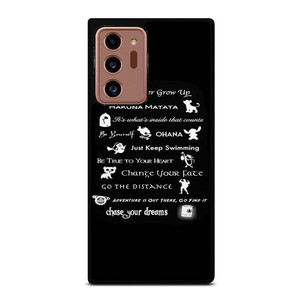 DISNEY LESSONS BLACK Samsung Galaxy Note 20 Ultra Case Cover
