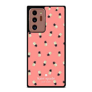 KATE SPADE NEW YORK LOGO PINK PINEAPPLES ICON Samsung Galaxy Note 20 Ultra Case Cover