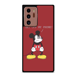 MICKEY MOUSE GET OFF MY PHONE Samsung Galaxy Note 20 Ultra Case Cover