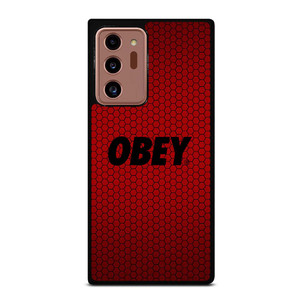 OBEY CLOTHING LOGO RED CARBON Samsung Galaxy Note 20 Ultra Case Cover