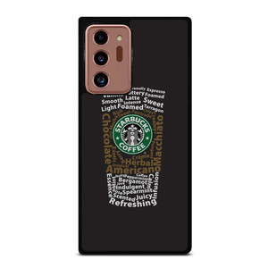 STARBUCKS COFFEE ART TYPOGRAPHY Samsung Galaxy Note 20 Ultra Case Cover