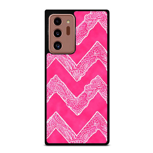 WHITE FLORAL PAISLEY CHEVRON PATTERN Samsung Galaxy Note 20 Ultra Case Cover