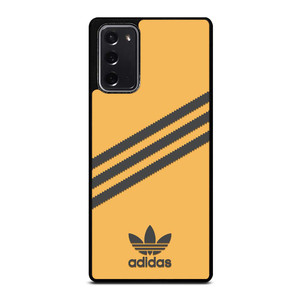 ADIDAS ORIGINALS STRIPES ORANGE BLACK Samsung Galaxy Note 20 Case Cover