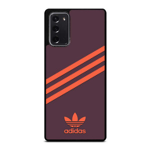 ADIDAS ORIGINALS STRIPES PURPLE ORANGE Samsung Galaxy Note 20 Case Cover