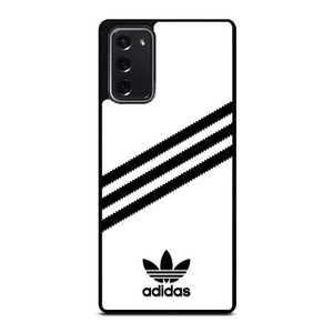 ADIDAS ORIGINALS STRIPES WHITE BLACK Samsung Galaxy Note 20 Case Cover
