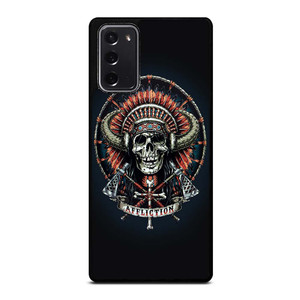 AFFLICTION INDIAN SKULL Samsung Galaxy Note 20 Case Cover