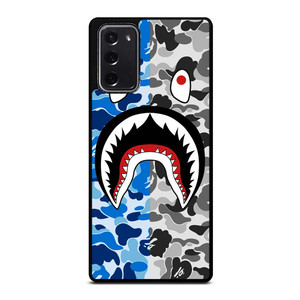 CAMO BAPE SHARK Samsung Galaxy Note 20 Case Cover