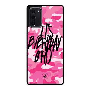 CAMO PINK JAKE PAUL EVERYDAY BRO Samsung Galaxy Note 20 Case Cover