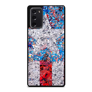 CAPTAIN AMERICA LOGO COLLAGE Samsung Galaxy Note 20 Case Cover