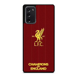 CHAMPIONS OF ENGLAND LIVERPOOL FC Samsung Galaxy Note 20 Case Cover