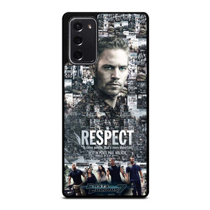 FAST FURIOUS 7 PAUL WALKER Samsung Galaxy Note 20 Case Cover