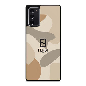 FENDI ROMA LOGO CAMO Samsung Galaxy Note 20 Case Cover