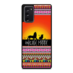 HAKUNA MATATA LION KING SUNSET AZTEC Samsung Galaxy Note 20 Case Cover