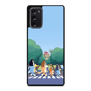 HEELERS FAMILY BLUEY CARTOON ABBEY ROAD Samsung Galaxy Note 20 Case Cover