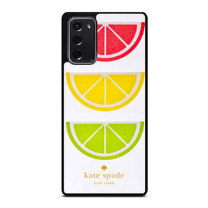 KATE SPADE NEW YORK LOGO COLORFUL LEMON ICON Samsung Galaxy Note 20 Case Cover