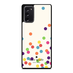 KATE SPADE NEW YORK LOGO COLORFUL POLKADOTS ICON Samsung Galaxy Note 20 Case Cover