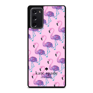 KATE SPADE NEW YORK LOGO FLAMENGOS PATTERN Samsung Galaxy Note 20 Case Cover