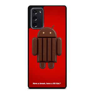 KIT KAT CHOCOLATE ANDROID ICON Samsung Galaxy Note 20 Case Cover