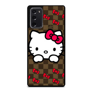 LOUIS VUITTON LV HELLO KITTY PATTERN Samsung Galaxy Note 20 Case Cover