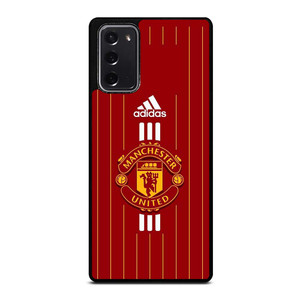MANCHESTER UNITED FC LOGO FOOTBALL ADIDAS STRIPES Samsung Galaxy Note 20 Case Cover