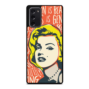 MARILYN MONROE ART QUOTE Samsung Galaxy Note 20 Case Cover