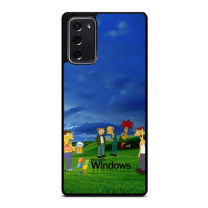 MICROSOFT WINDOWS THE SIMPSONS Samsung Galaxy Note 20 Case Cover