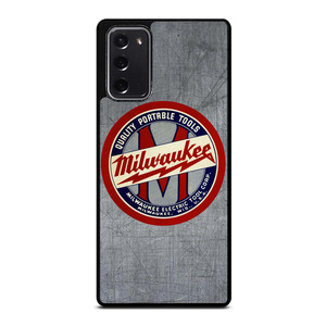 MILWAUKEE PORTABLE TOOL LOGO METAL ICON Samsung Galaxy Note 20 Case Cover