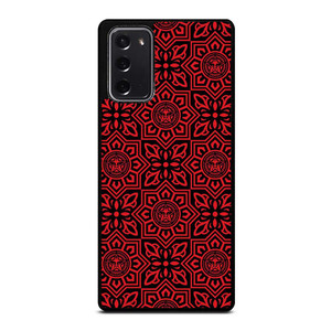 OBEY RED LOGO PATTERN Samsung Galaxy Note 20 Case Cover