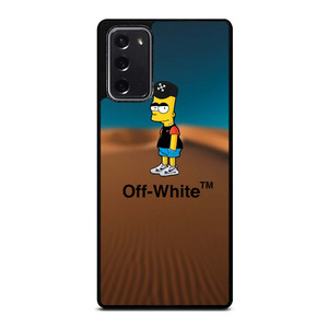 OFF WHITE BART SIMPSONS Samsung Galaxy Note 20 Case Cover