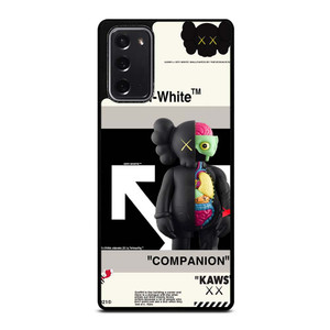 OFF WHITE KAWS COMPANION Samsung Galaxy Note 20 Case Cover