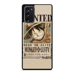 ONE PIECE MONKEY D LUFFY WANTED Samsung Galaxy Note 20 Case Cover