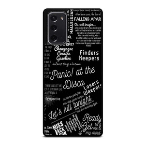 PANIC AT THE DISCO LYRIC Samsung Galaxy Note 20 Case Cover