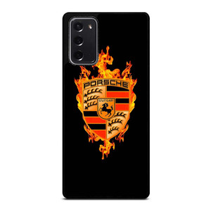 PORSCHE LOGO CAR ON FIRE Samsung Galaxy Note 20 Case Cover