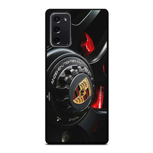 PORSCHE LOGO CAR ON RIM Samsung Galaxy Note 20 Case Cover
