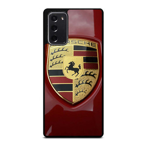 PORSCHE LOGO EMBLEM RED Samsung Galaxy Note 20 Case Cover