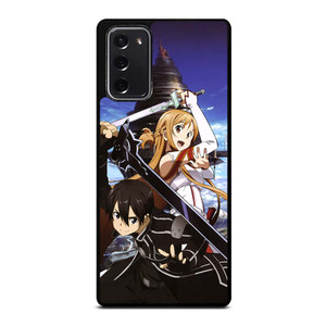 SAO SWORD ART ONLINE KIRITO AND ASUNA Samsung Galaxy Note 20 Case Cover